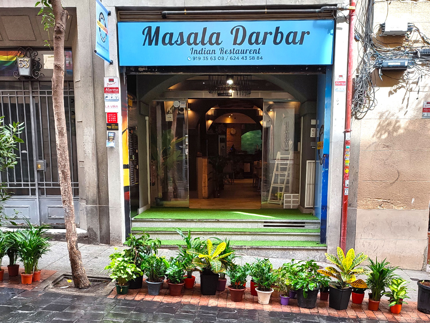 Masala Darbar restaurante Indio en la Calle de las Huertas de Madrid
